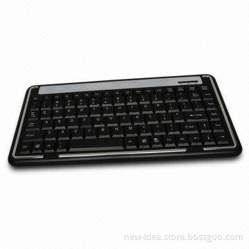 Computer Wired Keyboard with Soft Comfortable Hand Feeling and Silver Embellish Line